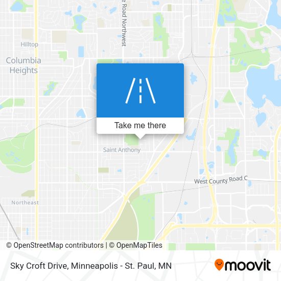 Sky Croft Drive map