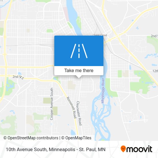 Mapa de 10th Avenue South
