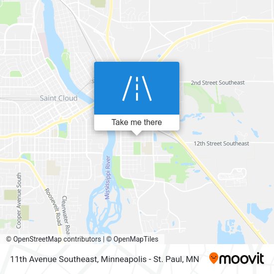 Mapa de 11th Avenue Southeast
