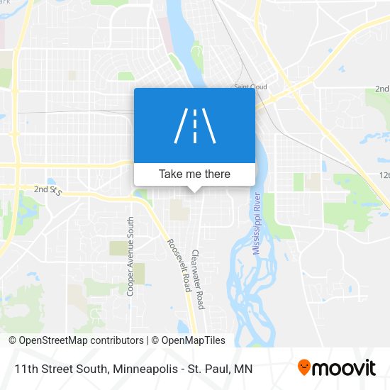 Mapa de 11th Street South