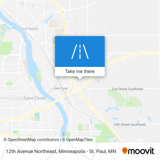 Mapa de 12th Avenue Northeast
