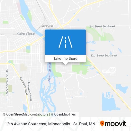 Mapa de 12th Avenue Southeast