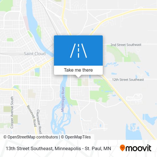 Mapa de 13th Street Southeast