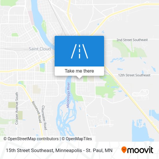Mapa de 15th Street Southeast