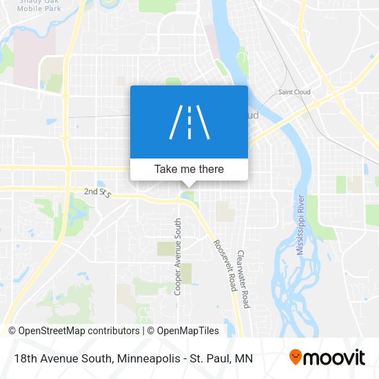 18th Avenue South map