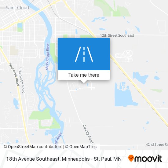 Mapa de 18th Avenue Southeast