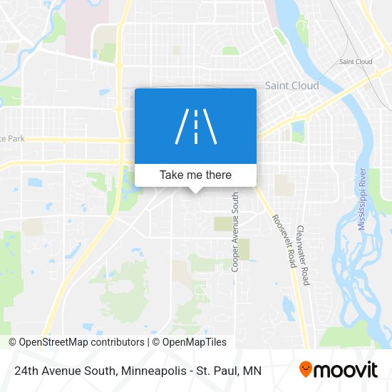 24th Avenue South map