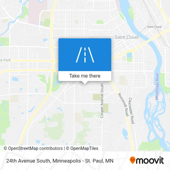 24th Avenue South map