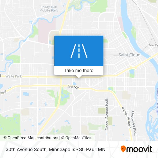 30th Avenue South map