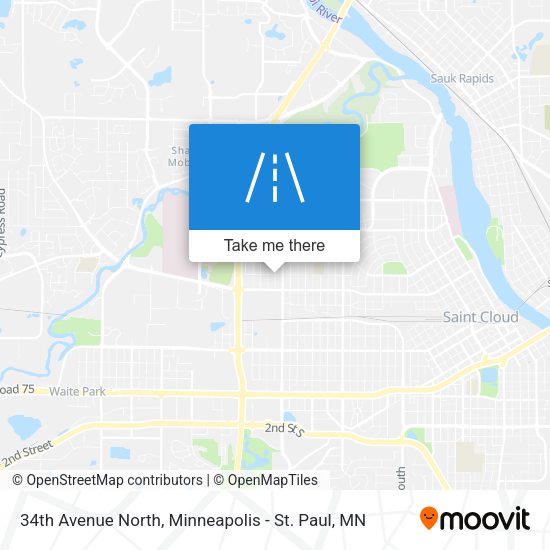 Mapa de 34th Avenue North