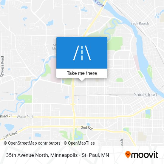 Mapa de 35th Avenue North