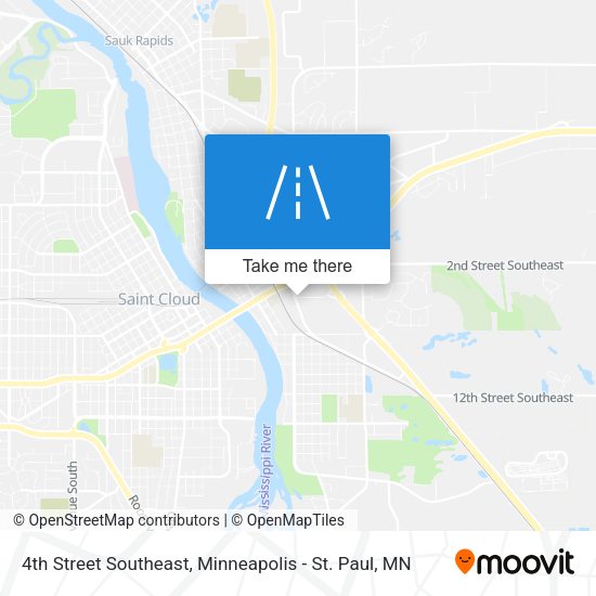 Mapa de 4th Street Southeast