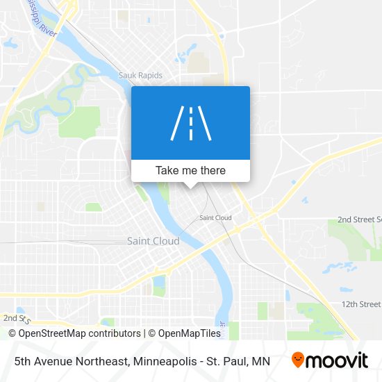 Mapa de 5th Avenue Northeast