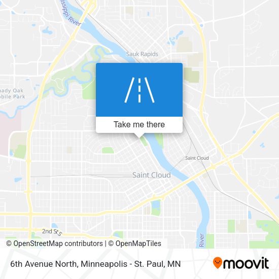 Mapa de 6th Avenue North