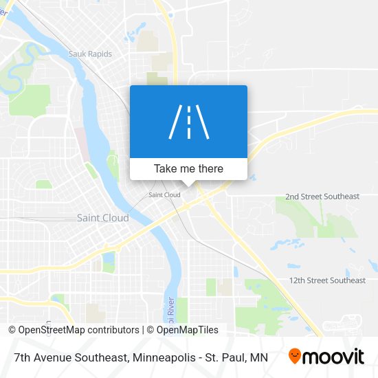 7th Avenue Southeast map