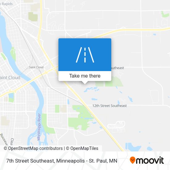 Mapa de 7th Street Southeast