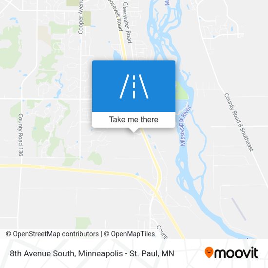 8th Avenue South map