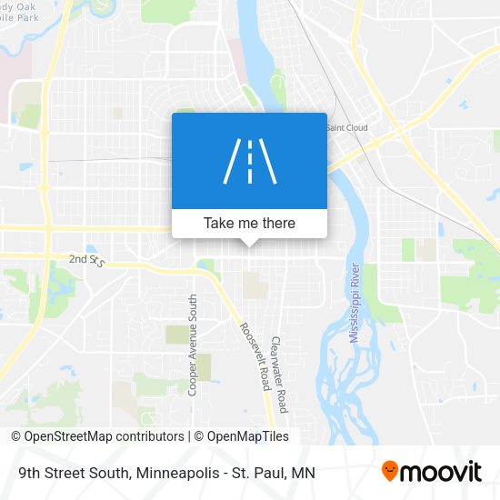 9th Street South map