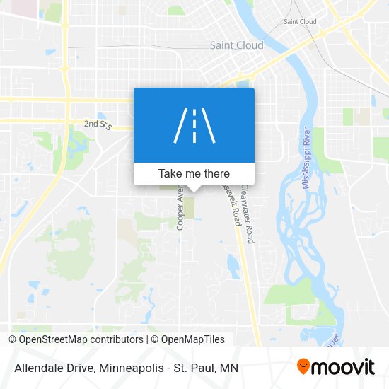 Allendale Drive map