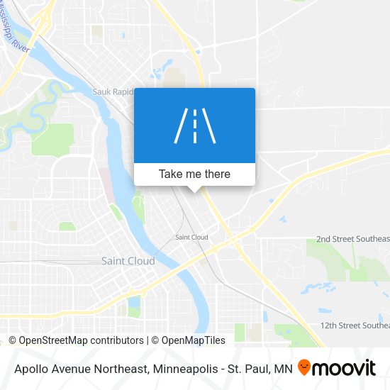 Apollo Avenue Northeast map