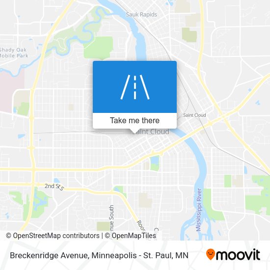 Breckenridge Avenue map