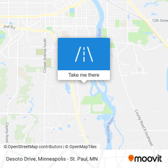 Desoto Drive map