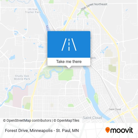 Forest Drive map