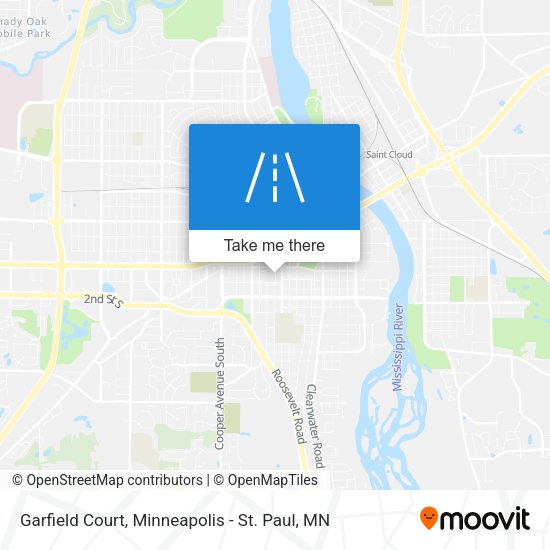 Garfield Court map