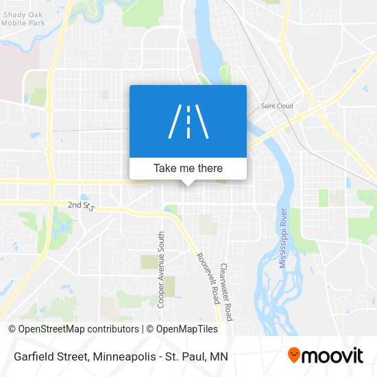 Garfield Street map