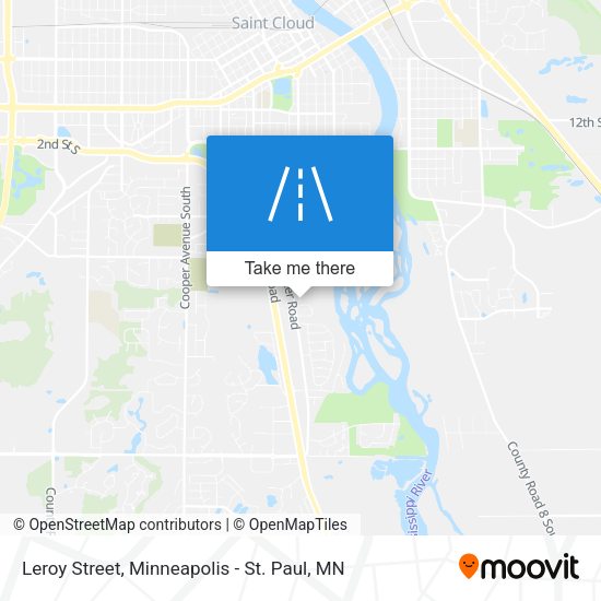 Mapa de Leroy Street