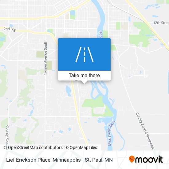 Lief Erickson Place map