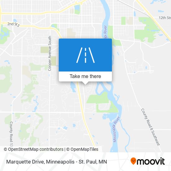 Marquette Drive map