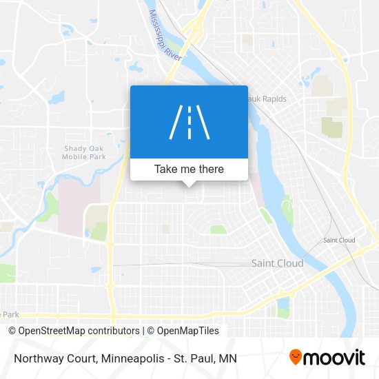 Northway Court map