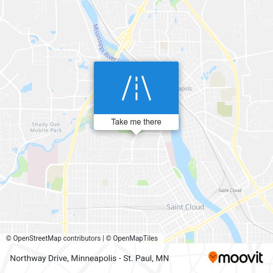 Northway Drive map