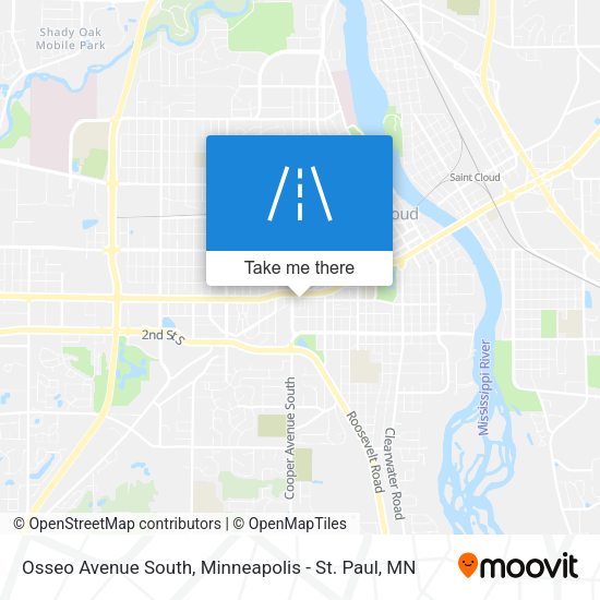 Mapa de Osseo Avenue South