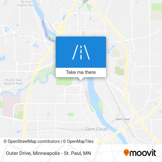 Outer Drive map