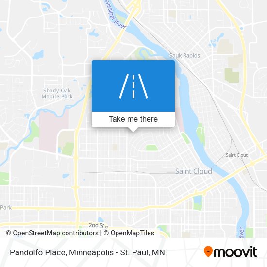 Pandolfo Place map