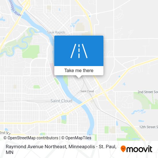 Raymond Avenue Northeast map