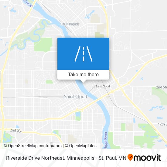 Riverside Drive Northeast map
