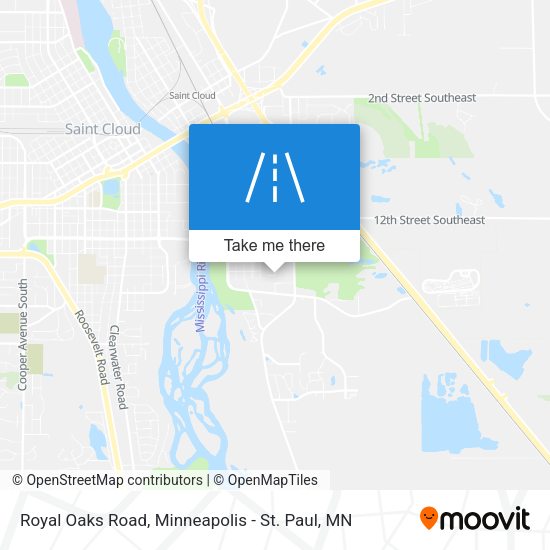 Royal Oaks Road map