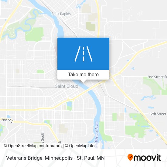 Veterans Bridge map