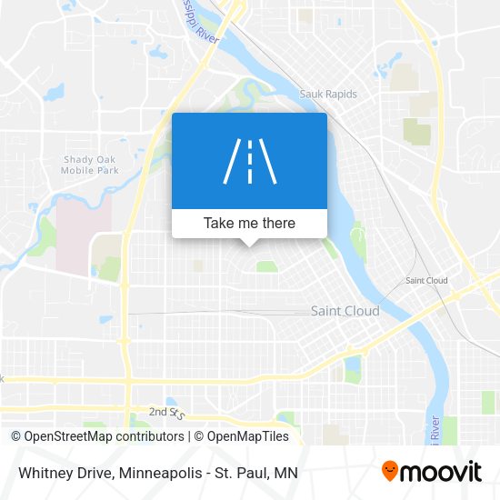 Mapa de Whitney Drive