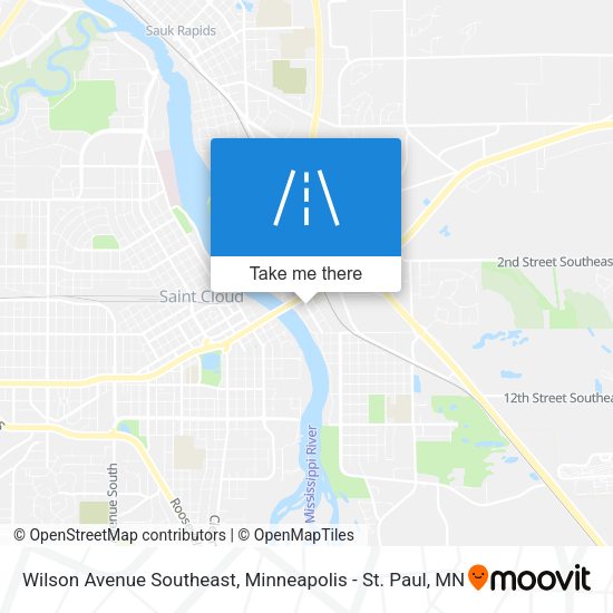 Wilson Avenue Southeast map