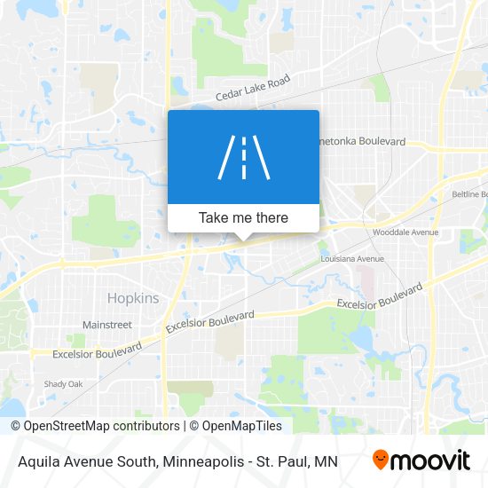Mapa de Aquila Avenue South