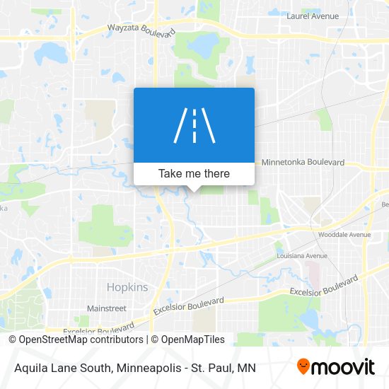 Mapa de Aquila Lane South