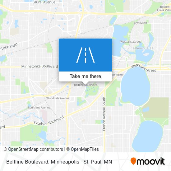 Mapa de Beltline Boulevard