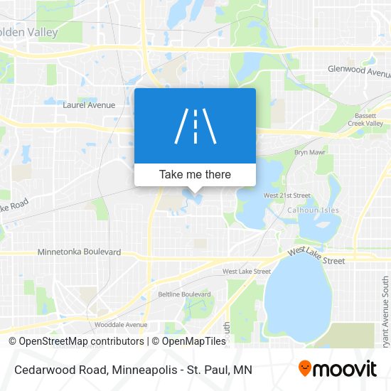 Mapa de Cedarwood Road