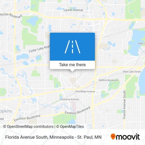 Florida Avenue South map