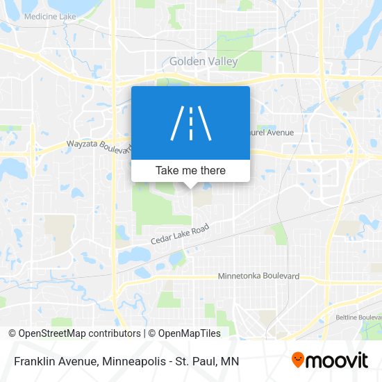 Franklin Avenue map