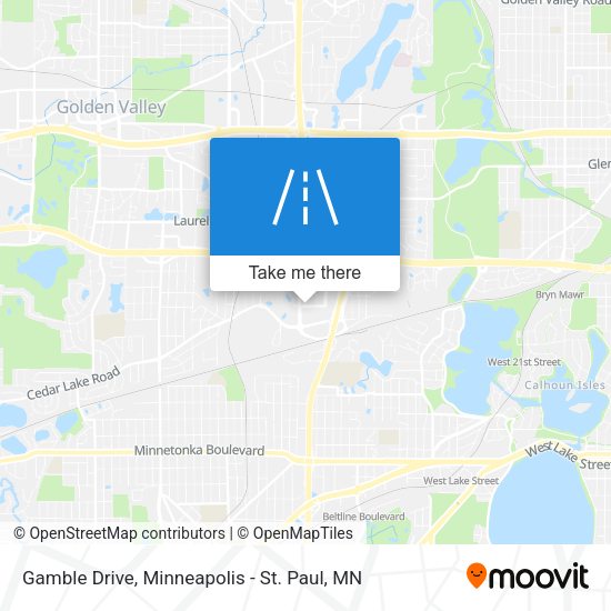 Gamble Drive map